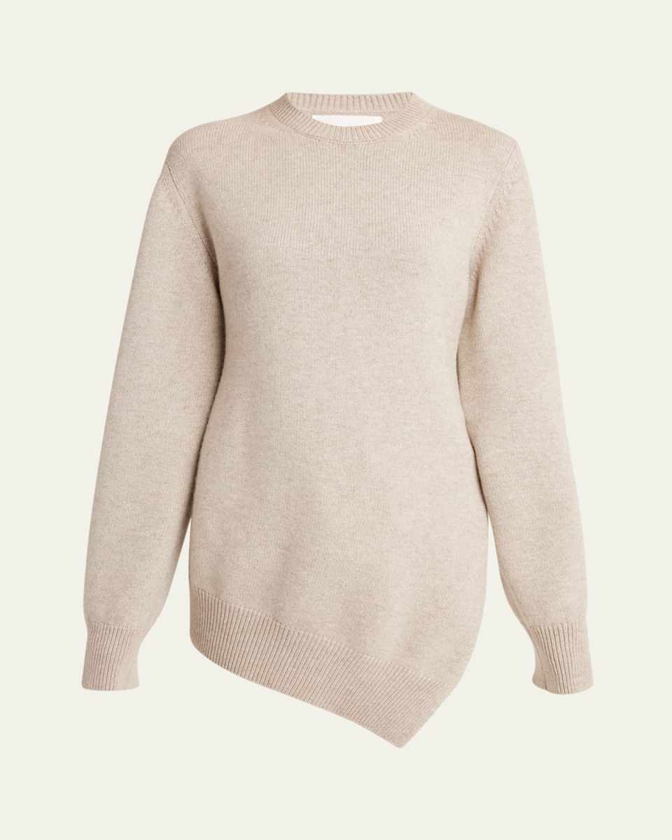 Cruise Asymmetric Wool Cashmere Sweater